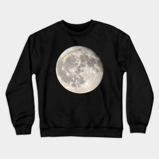 Full moon night sky the moon Crewneck Sweatshirt